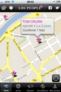 Géocalisation de Tom Cruise > Los People