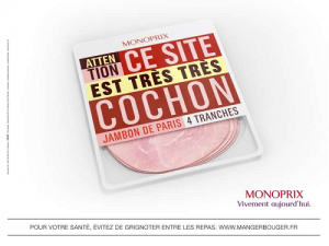Jambon cochon monoprix