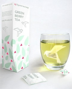 Sachet de thé origami - by Natalia Ponomareva